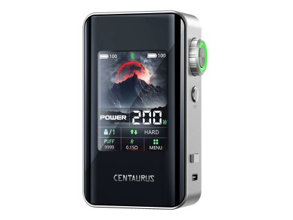 253856 lost vape centaurus bt200 mod silver carbon