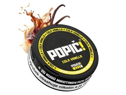 Popič! Cola & Vanilla, nikotinové sáčky