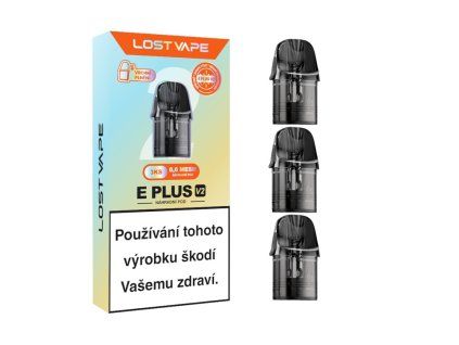 Lost Vape E Plus V2 Pod Cartridge 0,6ohm 2ml 3ks