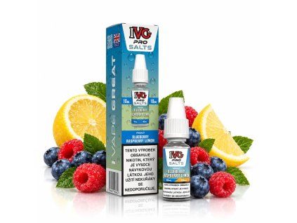 IVG Pro Salts Blueberry Raspberry Lemon 10ml 10mg