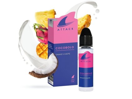Shark Attack-Shake'n'Vape 10ml Cocobolo, produktový obrázek.
