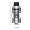 Clearomizér Vapefly Gunther Subohm Tank (5ml) (Gunmetal)