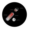 Elektronická cigareta: Vaporesso LUXE QS Pod Kit (1000mAh) (Flame Red)