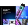 smoktech novo 5 elektronicka cigareta 900mah silver red cobra