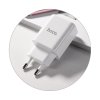 Nabíjecí adaptér do sítě Hoco C63A Dual USB (5V / 2,1A) (Bílý)