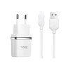 Nabíječka Hoco C12 Dual Micro USB (5V / 2,4A) (Bílá)
