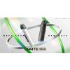 VooPoo VMATE Pro 2 černá a stříbrná elektronická cigareta s moderním designem a LED indikací