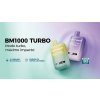 Lost Mary BM1000 Turbo jednorázové elektronické cigarety s Turbo režimem a displejem spotřeby až 1000 potahů
