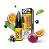 RIOT X Salt Blackcurrant & Passionfruit 10ml 10mg  Černý rybíz a marakuja