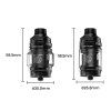 253862 17 lost vape centaurus sub ohm tank v2 5ml gunmetal