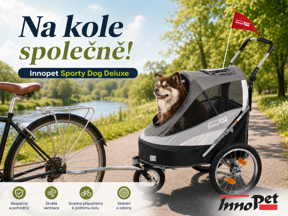 Vozík za kolo Innopet Sporty Dog Deluxe
