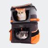 Dvoukomorový batoh pro psy a kočky ibiyaya - Two Tier Pet Backpack