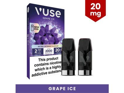 vuse grape ice extra intense flavour pods 20mg 2024 web