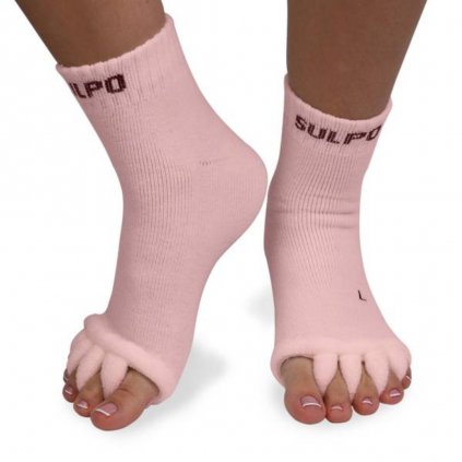 Separační ponožky pro relax PINK