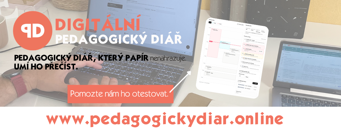 Pedagogický diář je online. Pomozte nám ho otestovat