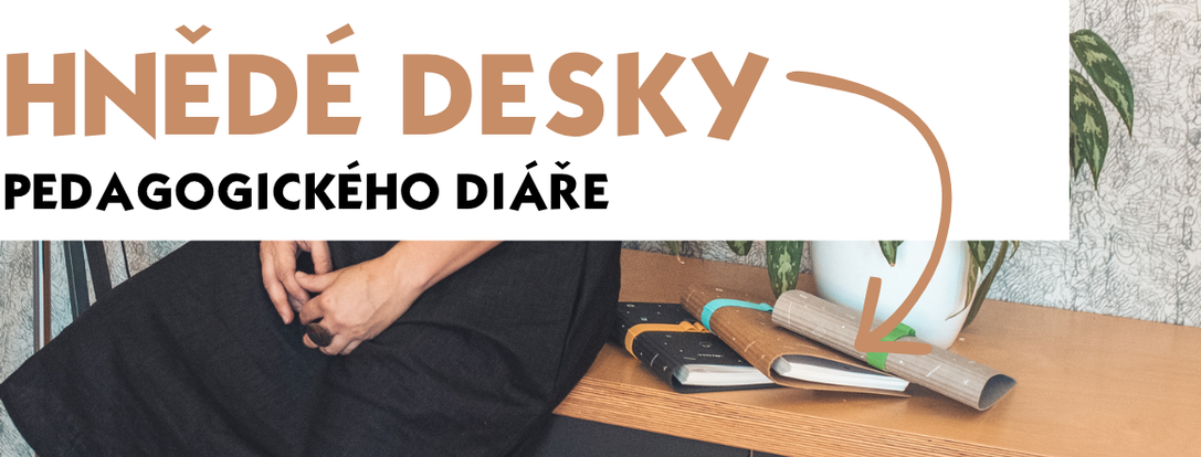 Novinka pro učitele: Pedagogický diář bude letos i v hnědých deskách 🤎