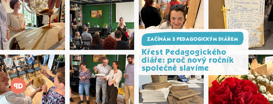 Křest Pedagogického diáře: proč nový ročník společně slavíme 19/20