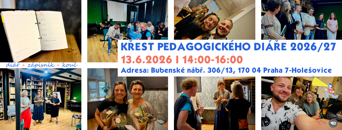 Zveme Vás na křest Pedagogického diáře 2026/2027