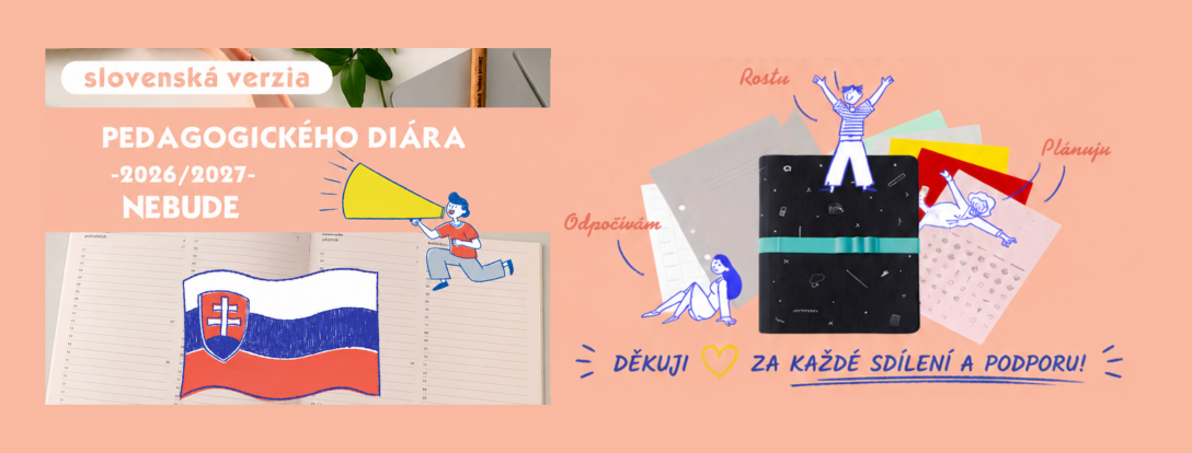 Slovenská verze Pedagogického diáře letos nevznikne. Hledáme ale cestu dál. 🇸🇰💛