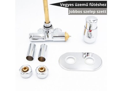 1470 4 arezzo design spearpex leskly chrom pravy radiatorovy ventil s rurou s ustrednym kurenim a prevadzkou vykurovacej vlozky