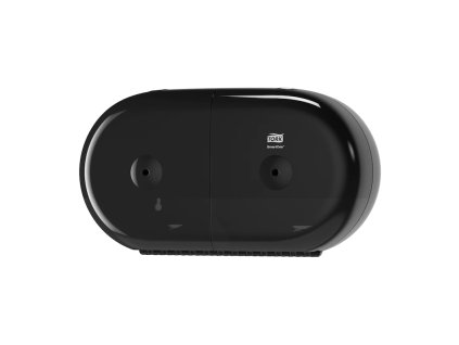 Tork SmartOne® Mini dvojitý zásobník na toaletný papier v kotúči, čierny