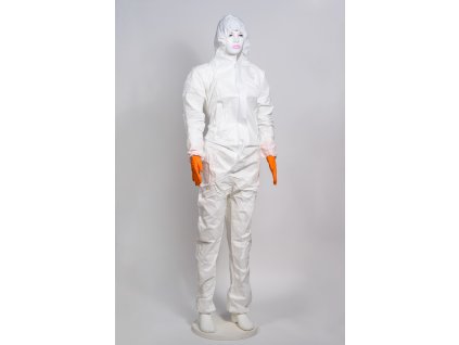 DUPONT ProShield Protichemický overal s kapucňou a kovovým zipsom XL (1ks)