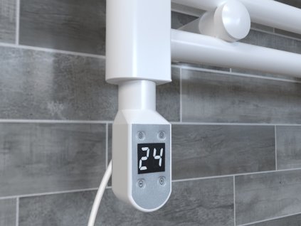 4869 hd eco 400w elektricka vykurovacia kartusa do radiatora na susenie uterakov s digitalnym termostatom leskla biela