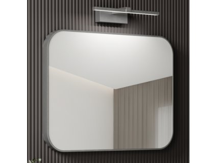 9150 8 hd kim chrome 70 80 cm siroke kupelnove zrkadlo na stenu s chromovym hlinikovym ramom a led svetlom