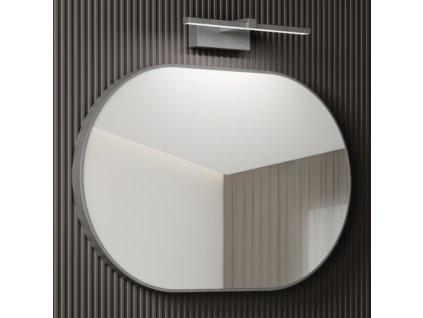 9174 8 hd kylie chrome 76 90 cm siroke nastenne kupelnove zrkadlo s chromovym hlinikovym ramom a led svetlom