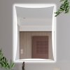 13533 10 hd luxor 80 cm siroke nastenne hranate led inteligentne zrkadlo s otocnym ambientnym osvetlenim dotykovym spinacom a funkciou odhmlievania