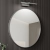 9132 8 hd lucy chrome 80 cm siroke kupelnove okruhle nastenne zrkadlo s chromovanym hlinikovym ramom a led svetlom