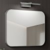 9156 8 kupelnove stvorcove zrkadlo hd kim chrome 80 cm siroke s chromovym hlinikovym ramom a led svetlom