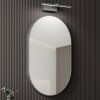 9162 8 hd kylie chrome 45 60 cm siroke nastenne kupelnove zrkadlo s chromovym hlinikovym ramom a led svetlom