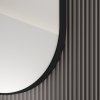 9177 11 hd kylie black 76 90 cm siroke kupelnove nastenne ovalne zrkadlo s ciernym hlinikovym ramom a led svetlom