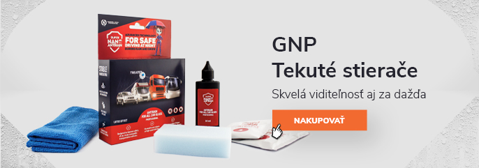 GNP Tekuté stierače – Skvelá viditeľnosť aj za dažďa