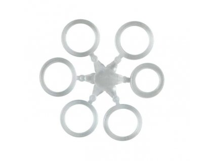 Carpex Silikonové kroužky na nástrahy 6mm čiré