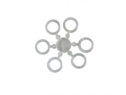 Carpex Silikonové kroužky na nástrahy 4mm čiré