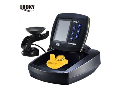 Lucky Boat Fish Finder FF918C-W Bezdrátový barevný sonar do 300m k zavážecí loďce