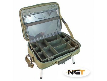 NGT Case Tackle Bag with Bivvy Table