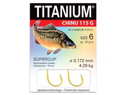Titanium Chinu 115G návazec 70cm 10ks