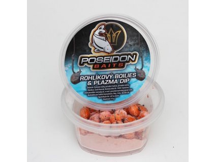 Poseidon Baits Rohlíkové Boilies dipované práškem 12mm 40g