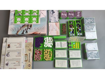 Insert: Na křídlech draků + Ohnivá akademie + Upgrade Pack  Insert: Wyrmspan + Dragon Academy + Upgrade Pack