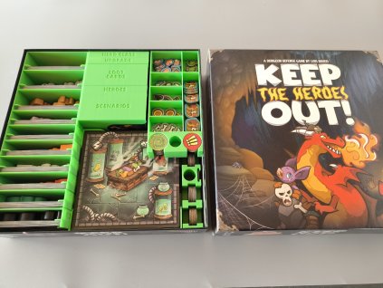 Insert: Příšeří hrdinům vstup zakázán + 3 rozšíření  Insert: Keep the Heroes Out!