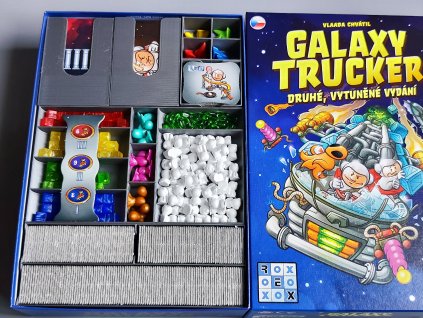 Insert: Galaxy Trucker: Druhé, vytuněné vydání + Jedeme dál!  Insert: Galaxy Trucker (Second Edition) + Keep on Trucking