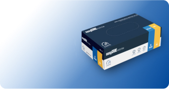 Modré nitrilové rukavice, 100 ks