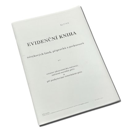 Evidenční kniha návykových látek pro ZZ a ZSP
