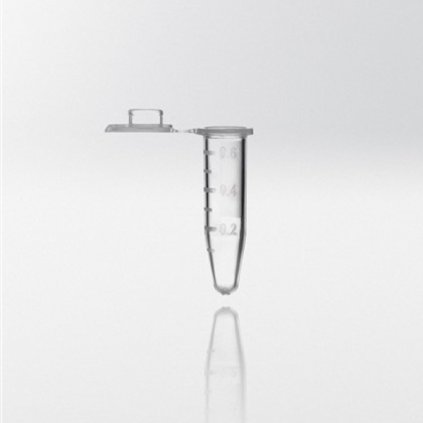 Micro-tube 0,5 ml s připevněným víčkem, PCR Ready (karton 5.000 ks)