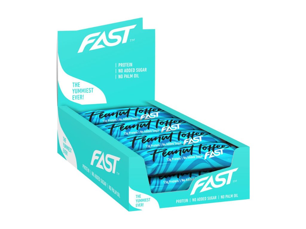Fast Enjoyment Proteinová Tyčinka Peanut toffee - Box 15 kus