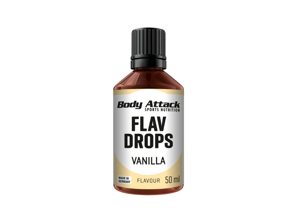 Body Attack Flav Drops Vanilla - 50 ml