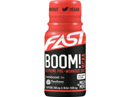 Fast Boom Pre-Workout a BCAA shot Wild Berry - 60ml